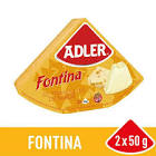Queso fundido Adler para untar sabor fontina x 100 gr.