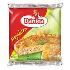 TAPAS DANICA PASCUALINA HOJALDRE 400G