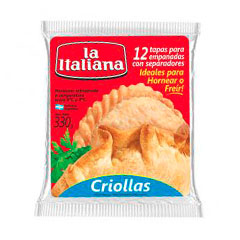 TAPAS  DE  EMPANADA LA ITALIANA X 12