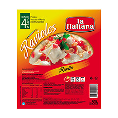LA ITALIANA RAVIOLES DE RICOTA 500 GRS