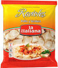 LA ITALIANA RAVIOLES DE POLLO Y VERDURA X 1KG