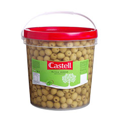 Aceitunas Descarozadas en Balde Castell 5 Kg