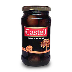 ACEITUNAS CASTELL NEGRAS PREM X 360GR