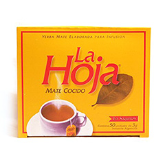 YERBA MATE LA HOJA INF. X 50 SAQ.