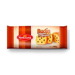 Budin con Chispas de Chocolate Veneziana x 200_unidad