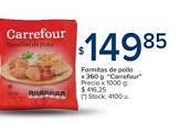 Formitas De Pollo Carrefour 360 Gr