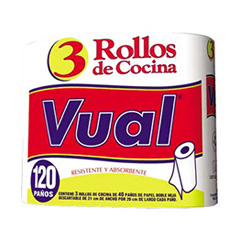 Rollo de cocina vual x3x120 panios_unidad