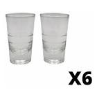 Vasos X 6U.Platino Rigolleau