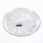 Plato playo transparente esmerilado Galaxia Rigolleau