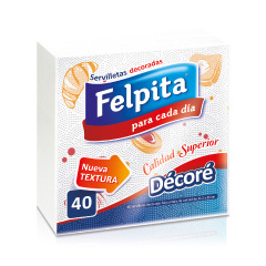 Servilletas Felpita Decoré X 40U.