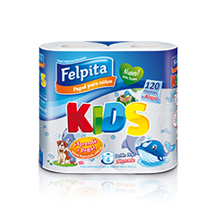PAPEL HIG.FELPITA KIDS 4 X 30MTS