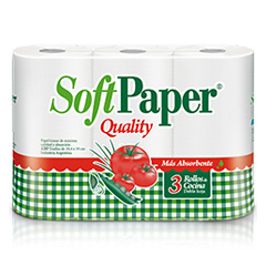 Rollo de Cocina  SOFTPAPER X3_Unid.