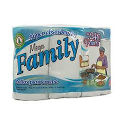 mega rollo de cocina family x3