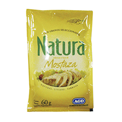 Mostaza Natura Sachet 60 Grs