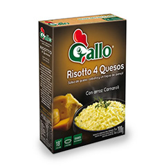 Arroz Risotto 4 Quesos Gallo 200 Gr