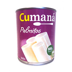 PALMITOS CUMANA ENTEROS 800GR