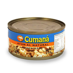 Atún Cumana Desmenuzado Natural x 170 Gr.
