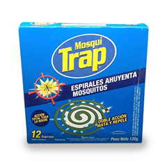   Espiral Clasico Mata Mosquitos Mosqui Trap 12 Un 