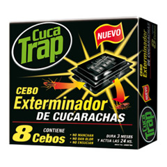   Cebo Cucarachicida Cuca Trap 8 Un 