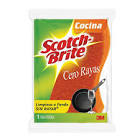 FIBRA ESPONJA SCOTCH CERO RAYAS NARANJA