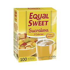 Edulcorante Con Sucralosa En Sobres Equalsweet 100 Un