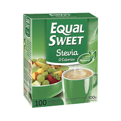 EDULCORANTE EQUALSWEET STEVIA 0 CALORIAS 100UN