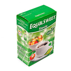 EDULCORANTE EQUALSWEET STEVIA 50 SOBRES