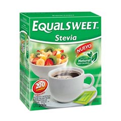 Edulcorante Equalsweet Stevia 200 Sobres