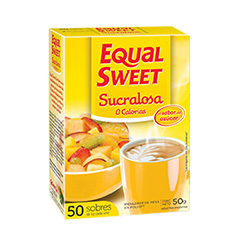 Edulcorante Equalsweet Sucra En Polvo Sobres x 50 Unidades