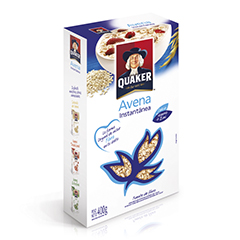 Avena Quaker Instantáneas Fortificada 400Gr