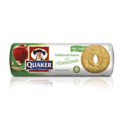GALLETA QUAKER AVENA MANZANA 260G