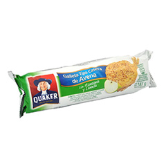 Galletitas Quaker Casera De Avena Con Manzana Y Canela x 187 Gr