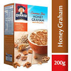 Cuadraditos de cereal y miel Honey Graham Quaker x 200 gr.