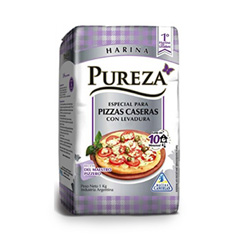 HARINA PUREZA PIZZA CASERAS CON LEVADURA 1 KG