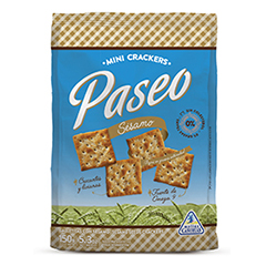 Galletas Mini Crackers Con Sesamo Paseo 150 Gr