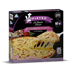 Pizza Mozzarella Jamon Pietro 675 Gr