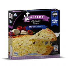 Pizza Mozzarella Media Masa Pietro 700 Gr