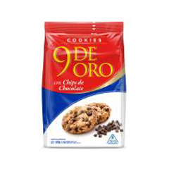 Cookies Chips De Chocolate 9 De Oro 180 Gr