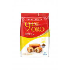 Mini Budin Dulce De Leche 9 De Oro 215 Gr