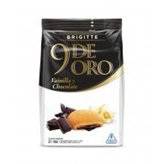 Galletitas Chocolate Vainilla Brigde 9 Oro 160 Gr