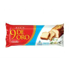 Budín Vainilla 9 de Oro 220gr
