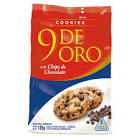Galletitas Dulces Con Chips de Chocolate 9 de Oro 120gr
