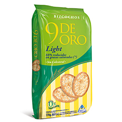 BIZCOCHOS 9 DE ORO LIGHT 170G
