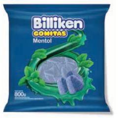 BILLIKEN GOMITAS MENTOL 800G