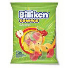 BILLIKEN GOMITAS ACIDAS 100G