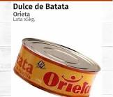 Dulce De Batata Orieta Lata x5Kg