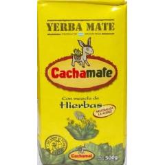YERBA MATE CACHAMATE CON HIERBAS 500G