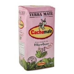 YERBA MATE CACHAMATE CON HIERBAS ROSA 500G