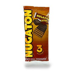 Chocolate Con Leche Nugaton 3 Un 81 Gr