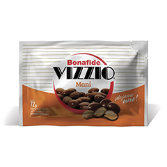 Confites De Mani Ban?Ados Con Chocolate Vizzio 72 Gr